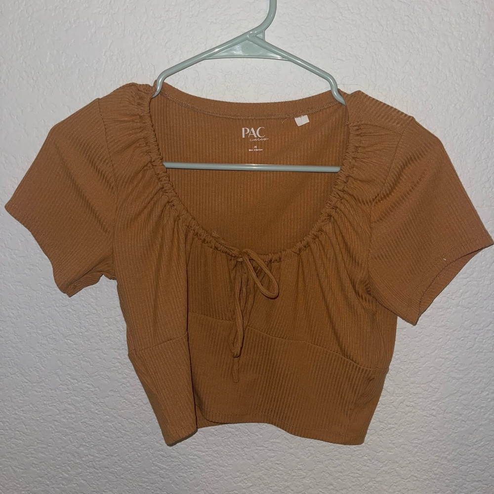 Pacsun orange crop top